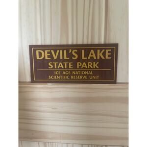 3D Printed Devils Lake State Park Wisconsin Sign